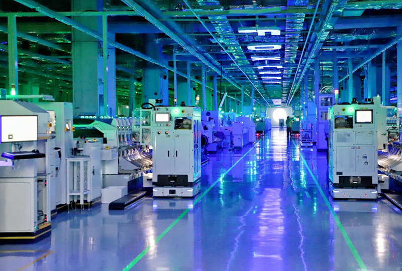 富士康鄭州科技園“燈塔工廠”。受訪企業(yè)供圖